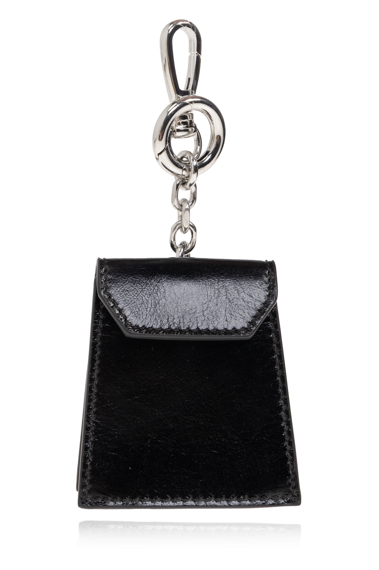 Maison Margiela Leather pouch with keychain | Men's | Vitkac